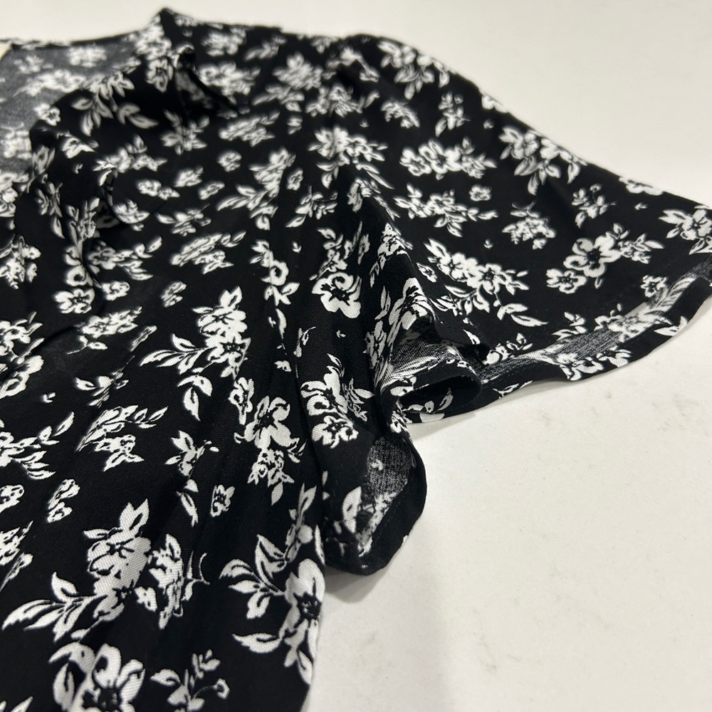 Kingston Grey Black and White Floral Jumpsuit - Picture 8 of 10